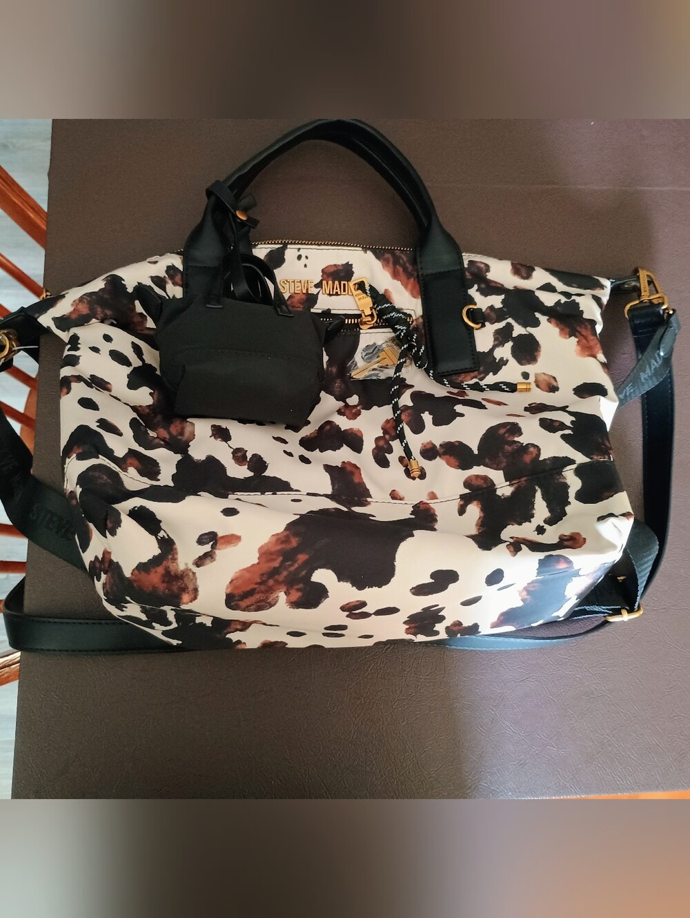 Cow Print Carryall